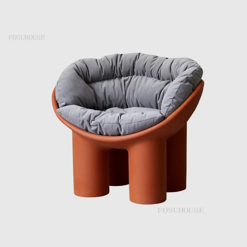 Modern Designer Cute Elephant Leg Chair Designer Creative Chair Homestay Single-Seat Sofa Chair Comfort Outdoor Recliner Stool