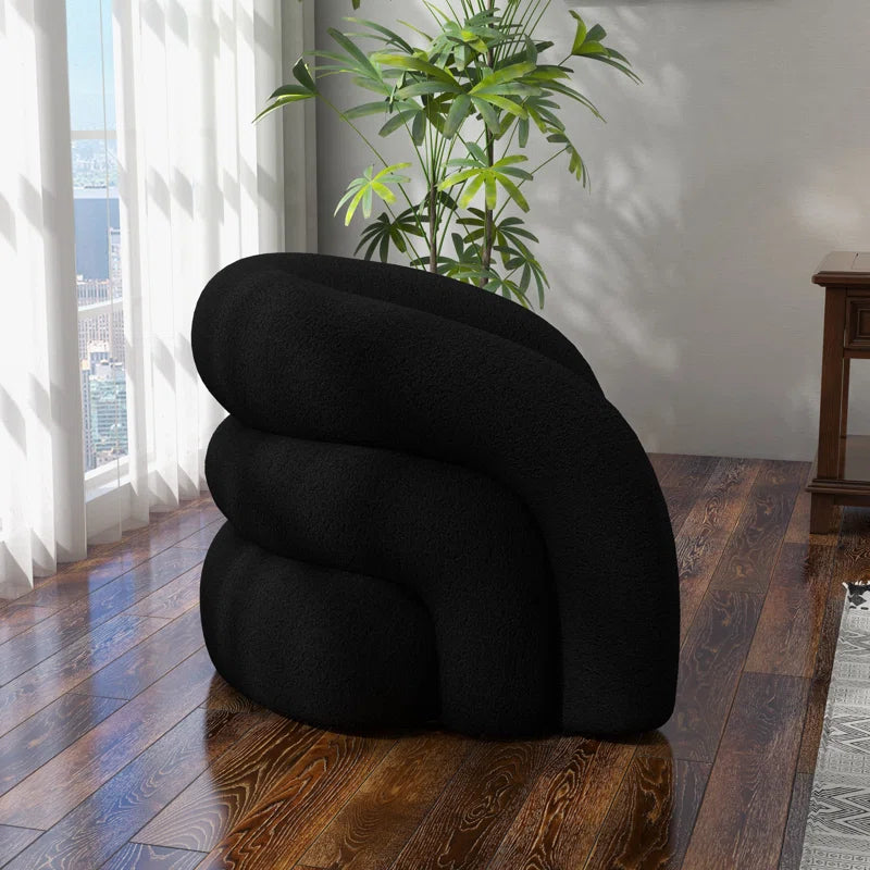 Coyle Upholstered Swivel Barrel Chair