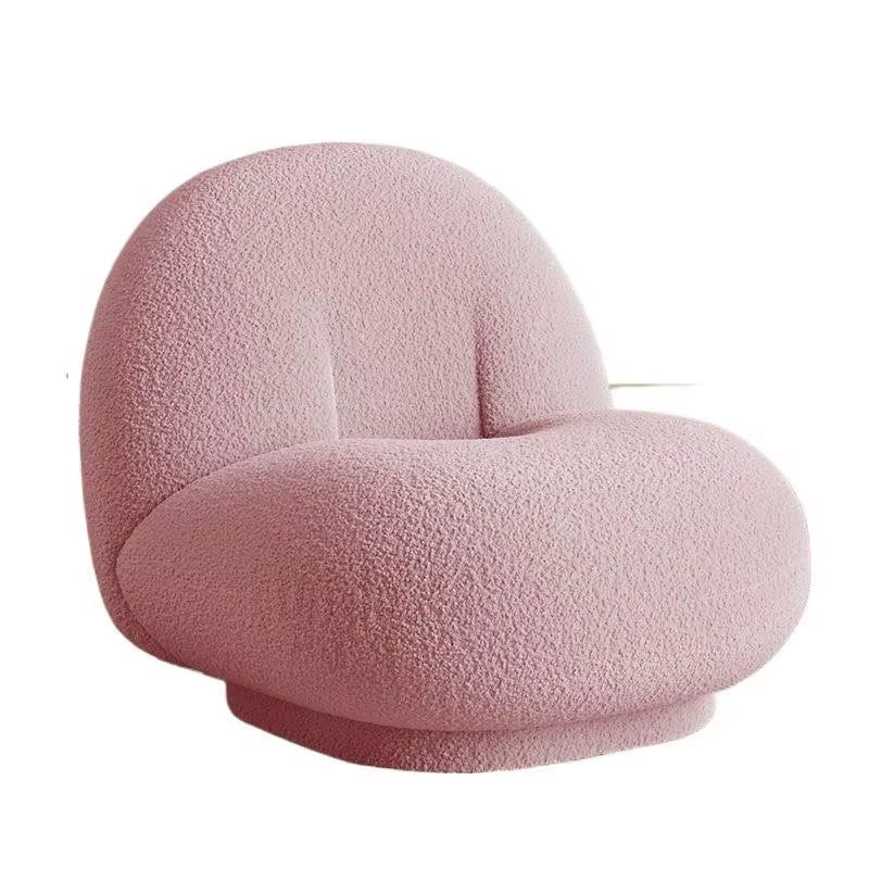 Lamb Cashmere Fat Man Couch Couch Sofa Bed Simple Cloud Single Sofa Snow Pear Big White Chair Living Room Sofas Couch Furniture