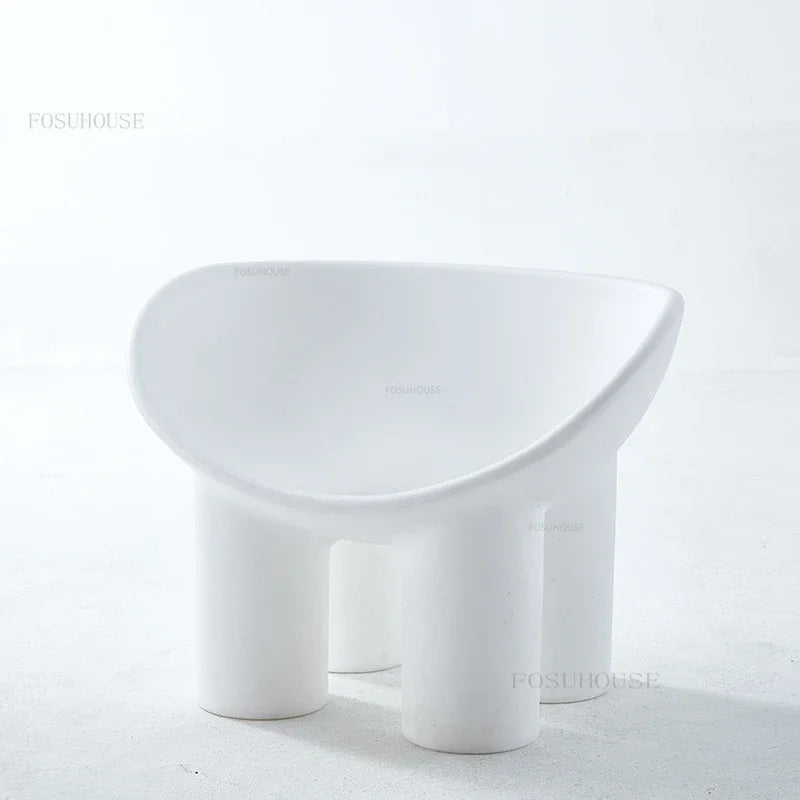 Modern Designer Cute Elephant Leg Chair Designer Creative Chair Homestay Single-Seat Sofa Chair Comfort Outdoor Recliner Stool