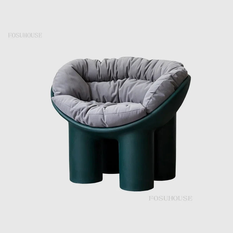 Modern Designer Cute Elephant Leg Chair Designer Creative Chair Homestay Single-Seat Sofa Chair Comfort Outdoor Recliner Stool