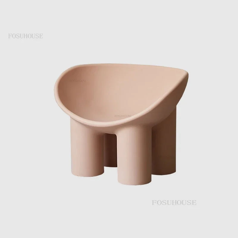 Modern Designer Cute Elephant Leg Chair Designer Creative Chair Homestay Single-Seat Sofa Chair Comfort Outdoor Recliner Stool