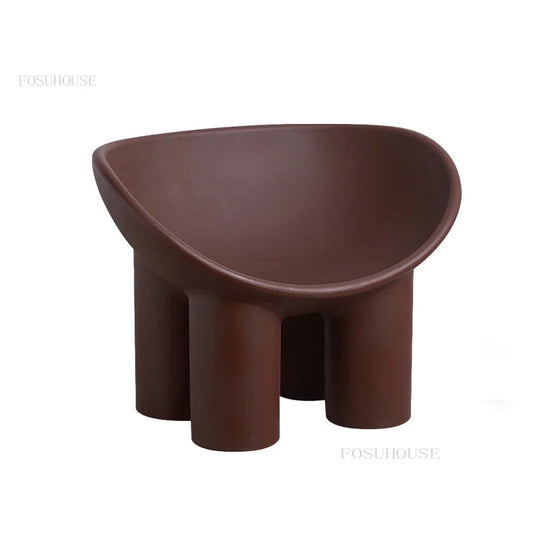Modern Designer Cute Elephant Leg Chair Designer Creative Chair Homestay Single-Seat Sofa Chair Comfort Outdoor Recliner Stool