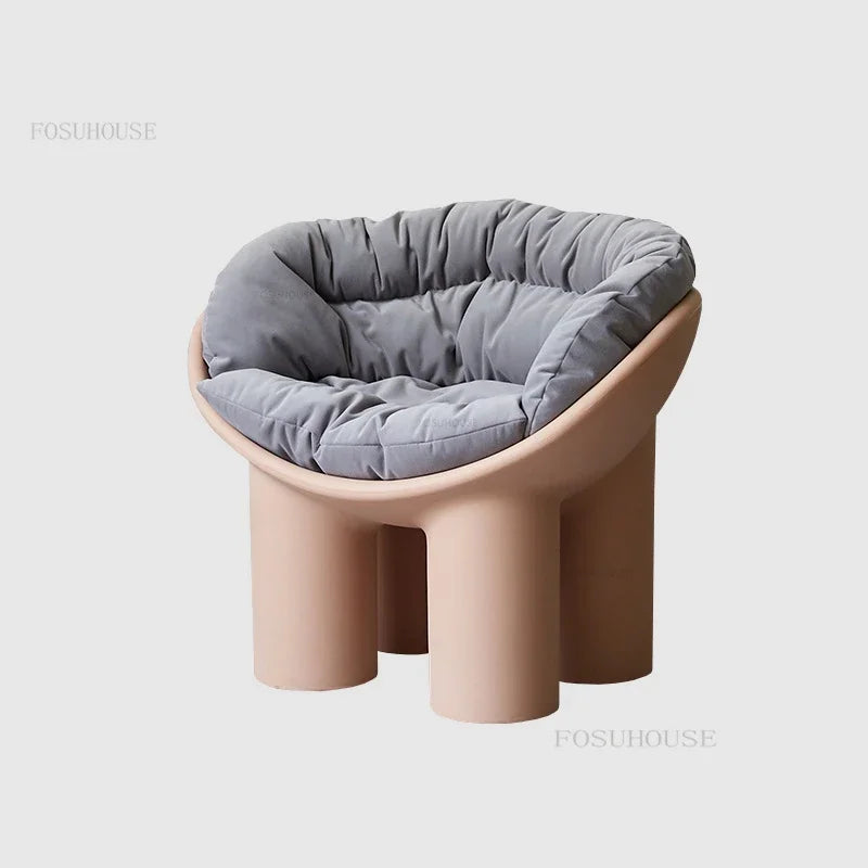 Modern Designer Cute Elephant Leg Chair Designer Creative Chair Homestay Single-Seat Sofa Chair Comfort Outdoor Recliner Stool
