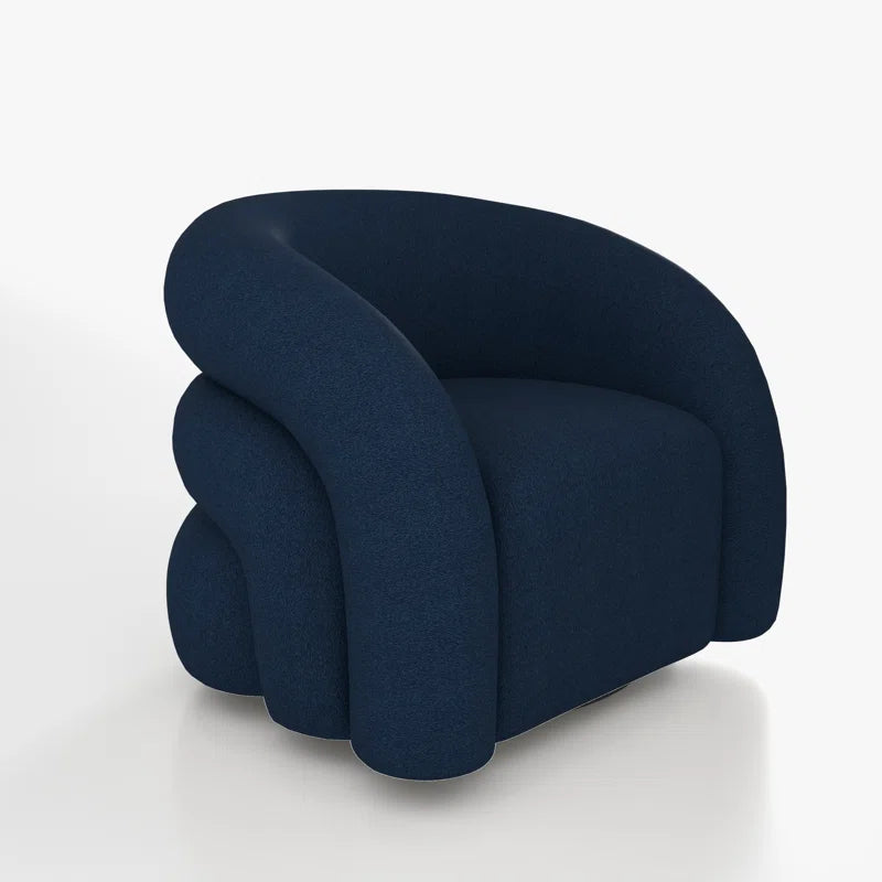 Coyle Upholstered Swivel Barrel Chair