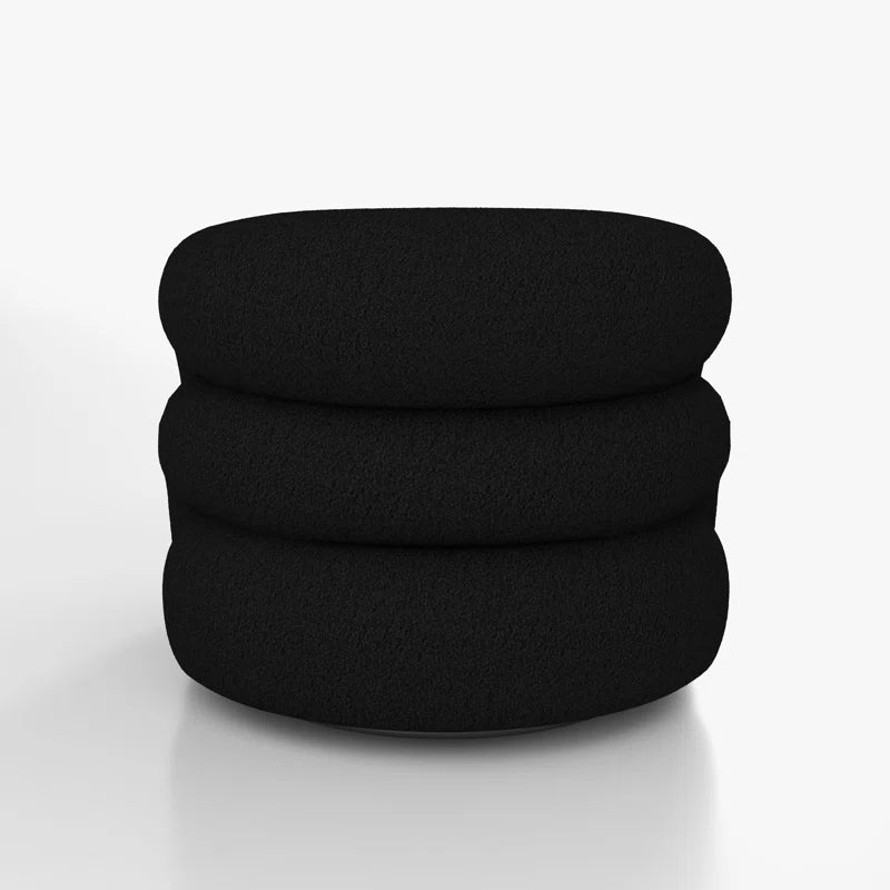 Coyle Upholstered Swivel Barrel Chair