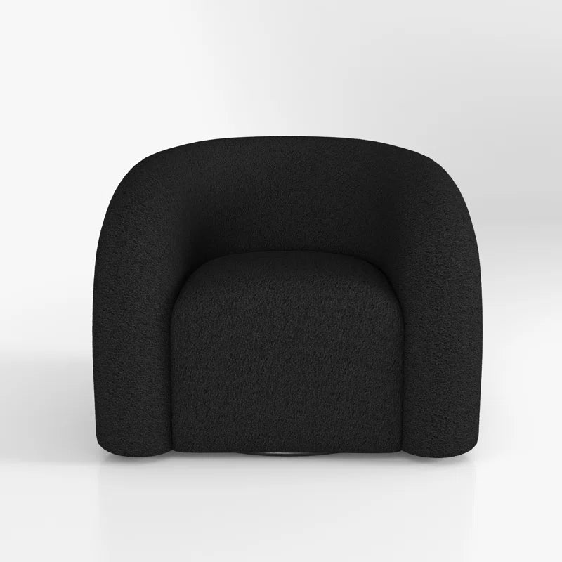 Coyle Upholstered Swivel Barrel Chair