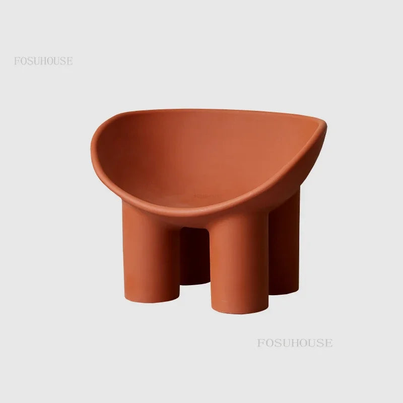 Modern Designer Cute Elephant Leg Chair Designer Creative Chair Homestay Single-Seat Sofa Chair Comfort Outdoor Recliner Stool